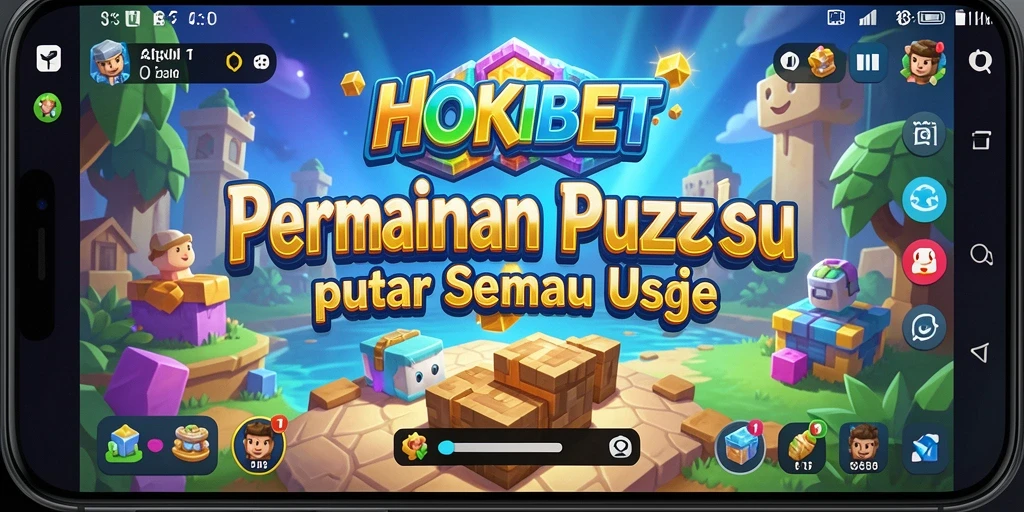 Screenshot HOKIBET menampilkan gameplay puzzle yang menarik dan menantang.