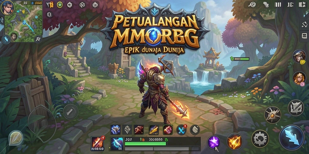 Tampilan MMORPG yang memukau dengan pertarungan seru.