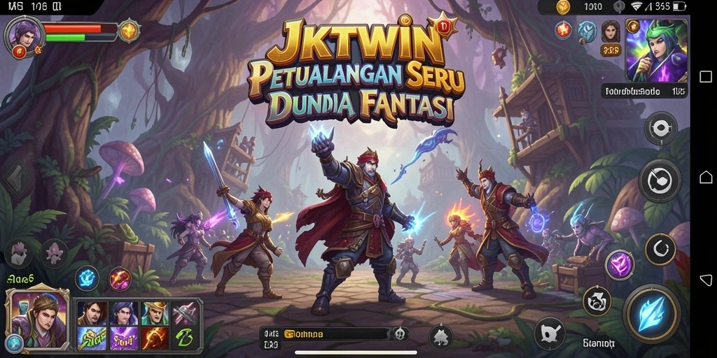 Screenshot gameplay JKTWIN menampilkan aksi seru di dunia petualangan.
