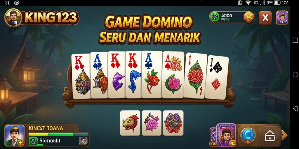 Tampilan gameplay KING123 yang menarik dan penuh aksi.