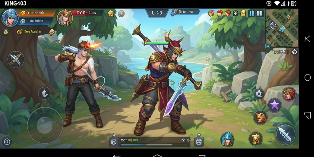 Tampilan utama gameplay KING403 yang menarik dan memukau.
