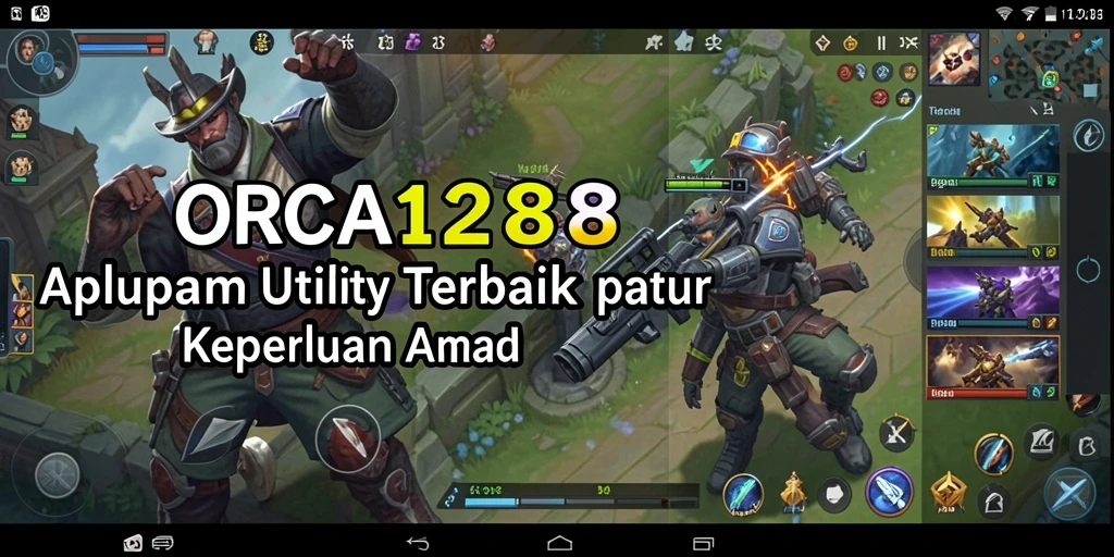 Tampilan antarmuka ORCA128 yang intuitif dan mudah digunakan.