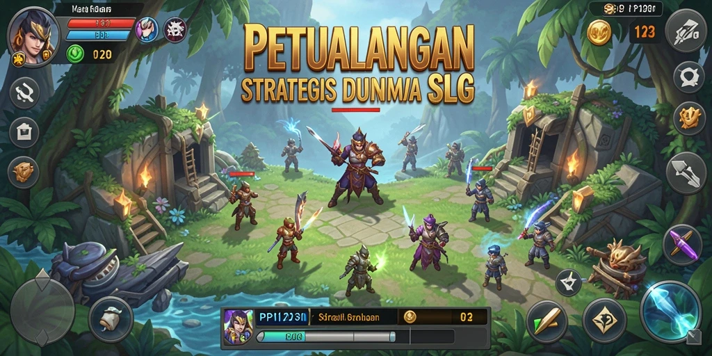 Tampilan gameplay yang menegangkan dalam PP123 saat merancang strategi kemenangan.