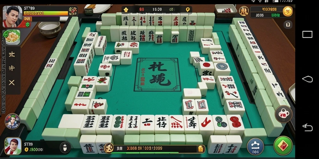 Screenshot ST789 menampilkan gameplay Mahjong yang seru dan penuh tantangan.