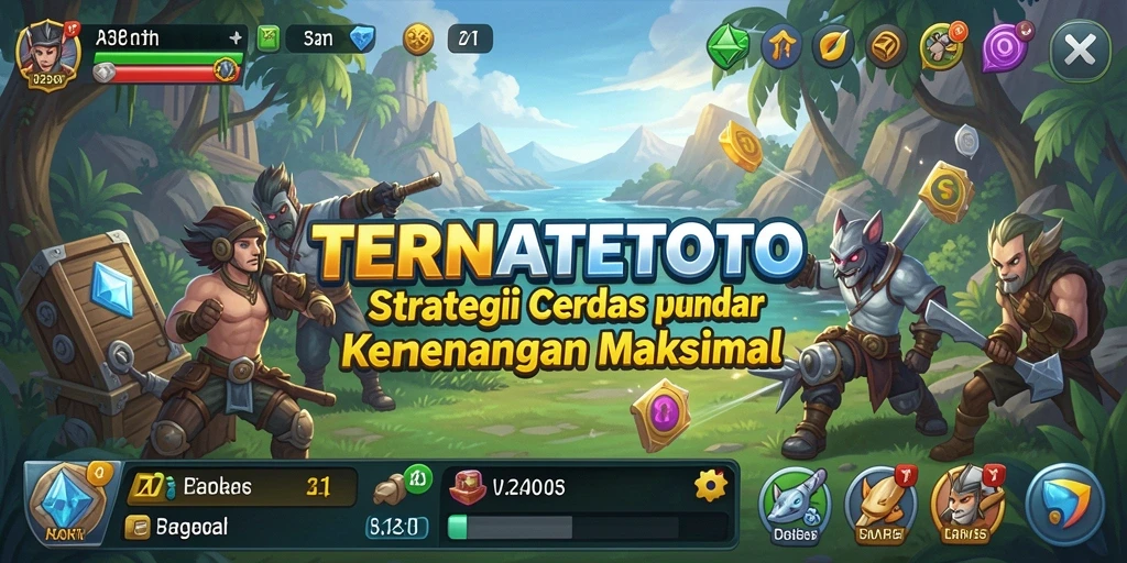 Screenshot utama TERNATETOTO menampilkan momen strategis yang mendebarkan.