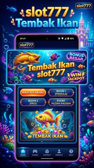 Tampilan antarmuka aplikasi slot777 yang menarik dan mudah dipahami.